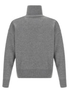 Ami Paris Gray Wool Cardigan