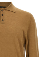 ZANONE Beige Cashmere Polo Shirt