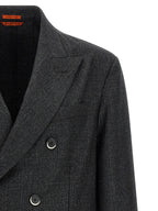 BARENA Gray Virgin Wool Blazer