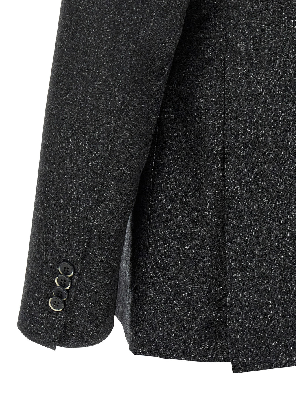 BARENA Gray Virgin Wool Blazer