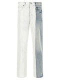 PURPLE Blue Cotton Straight-Leg Jeans