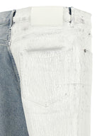 PURPLE Blue Cotton Straight-Leg Jeans