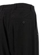 Rick Owens Black Cotton Pants