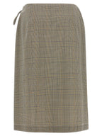 Marni Gray Polyester Midi Skirt