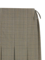 Marni Gray Polyester Midi Skirt