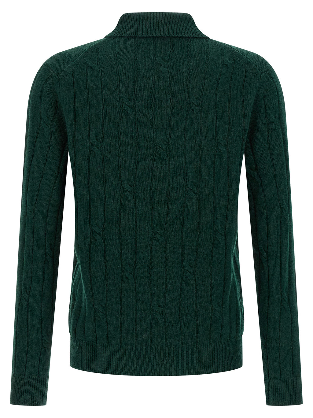 ZANONE Bicolor Virgin Wool Polo Shirt