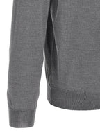 ZANONE Gray Cashmere Polo Shirt