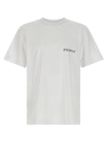 PURPLE White Cotton T-Shirt