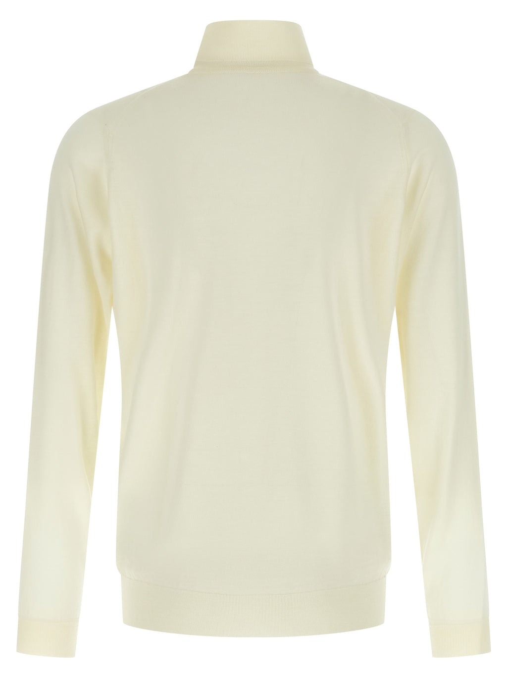 JOHN SMEDLEY Black Merino Wool Cardigan