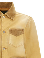 WALES BONNER Beige Cotton Denim Jacket