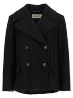 Dries Van Noten Black Wool Coat