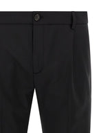 Department 5 Black Virgin Wool Cropped Pants