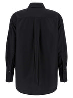 Alberto Biani Black Silk Blouse