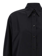 Alberto Biani Black Silk Blouse