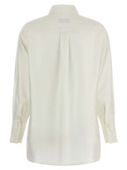 Alberto Biani White Silk Blouse
