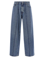 Blue Cotton Jeans Denim
