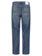 Department 5 Blue Cotton Straight-Leg Jeans