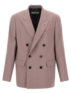Dries Van Noten Purple Wool Blazer