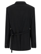 Nensi Dojaka Black Virgin Wool Blazer