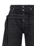 Jean Paul Gaultier Black Cotton Jeans Denim
