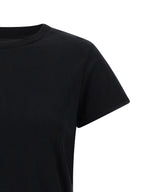 Mother Denim Black Cotton T-Shirt