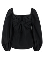 Carolina Herrera Black Cotton Tank Tops