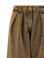 Alanui Brown Cotton Jeans Denim