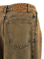Alanui Brown Cotton Jeans Denim