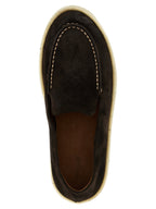 Marsell Brown Leather Slip-On Loafers