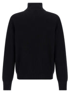 Roberto Collina Black Merino Wool Cardigan