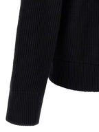 Roberto Collina Black Merino Wool Cardigan