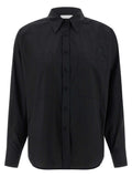 NUDE Black Cotton Blouse
