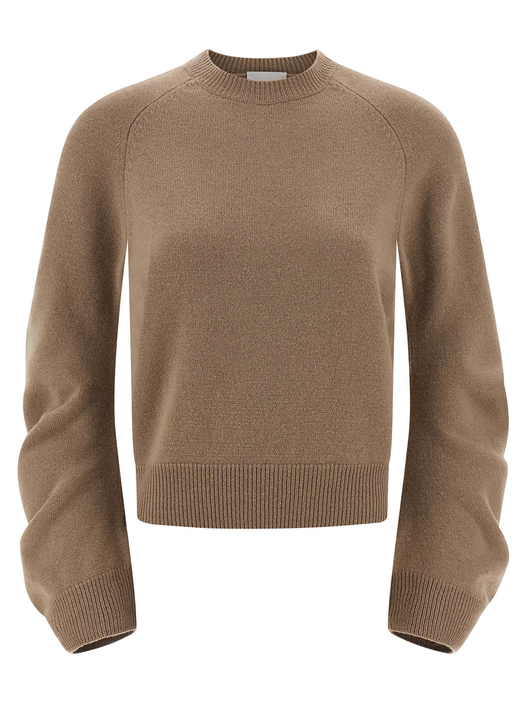 NUDE Beige Virgin Wool Cardigan