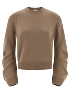 NUDE Beige Virgin Wool Cardigan