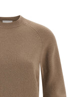 NUDE Beige Virgin Wool Cardigan