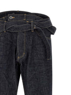 Dsquared² Blue Cotton Straight-Leg Jeans