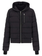 Rick Owens Black Nylon Full-Length Jacket