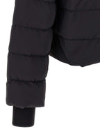 Rick Owens Black Nylon Full-Length Jacket
