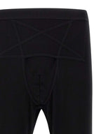 Rick Owens Black Wool Leggings