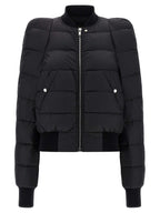 Rick Owens Black Nylon Bomber