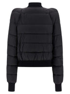 Rick Owens Black Nylon Bomber