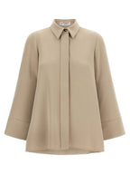 Alberto Biani Beige Triacetate Blouse