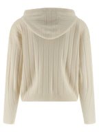 Max Mara White Cashmere Cardigan