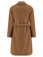 Max Mara Brown Virgin Wool Coat