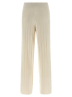 Max Mara White Cashmere Joggers (Workout Pants)