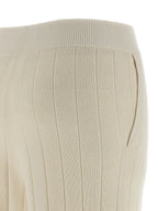 Max Mara White Cashmere Joggers (Workout Pants)
