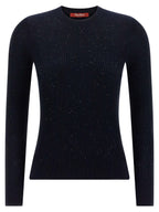 Max Mara Blue Silk Cardigan