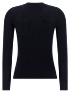 Max Mara Blue Silk Cardigan