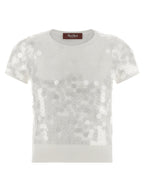 Max Mara White Virgin Wool Cardigan