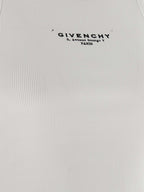 Givenchy White Cotton Sleeveles T-Shirt